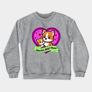 World's Best Mom Cute Corgis Crewneck Sweatshirt